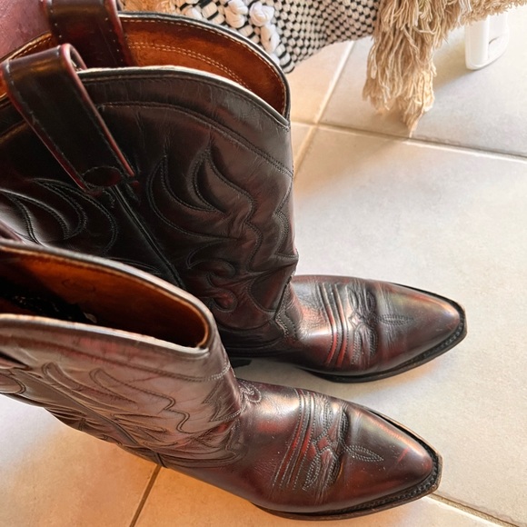 BOULET ~ Canadian Made Leather Cowboy Boots 😍 - Picture 4 of 8